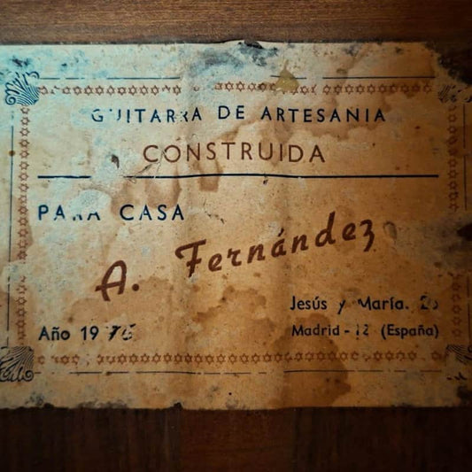 Casa Arcangel Fernandez Casa Arcangel Fernandez Concert French polish - Reverb
