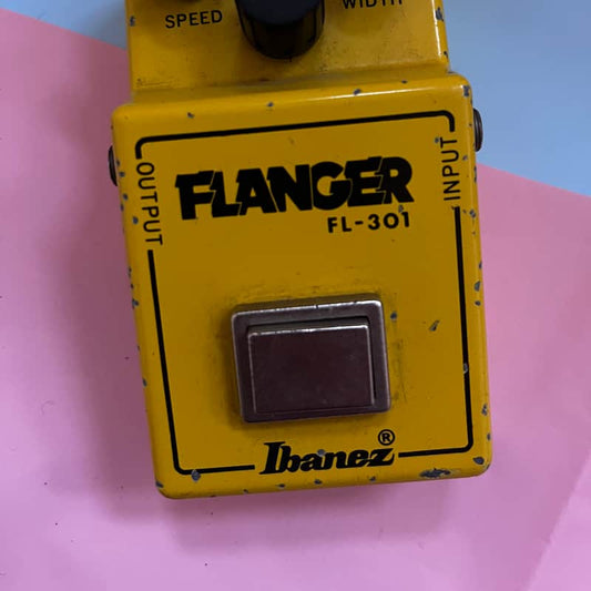 Ibanez Ibanez 1980s Ibanez FL-301 Flanger Yellow - Reverb