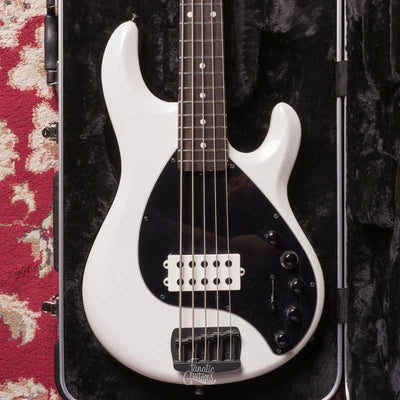 Music Man DarkRay 5 - White Sparkle Ltd #S07942 Second Hand Wh...