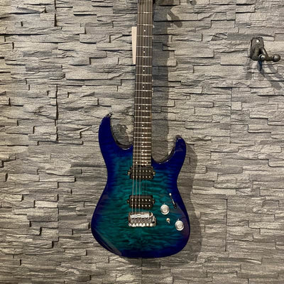 Charvel Charvel Pro-Mod Plus DK24 HH 2PT E QM Chlorine Burst B-Stock - Offerta BSTOCK