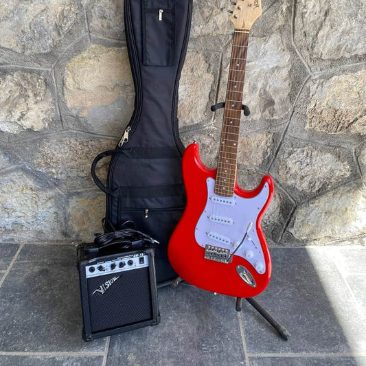 Vision Vision Stratocaster ST5 Red - Reverb