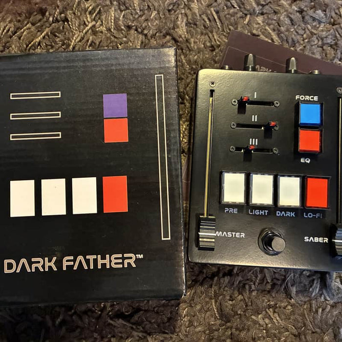 VVco Pedals Dark Father preamp Black Matte
