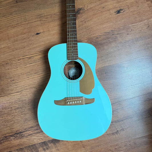 Fender Fender California Series Malibu Player Aqua Splash - Reverb
