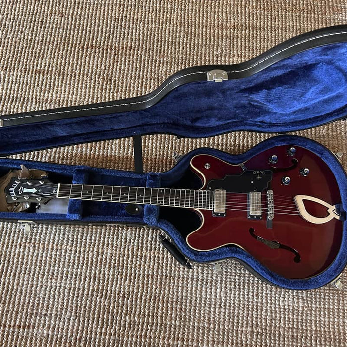 Guild Newark St. Collection Starfire IV Cherry Red