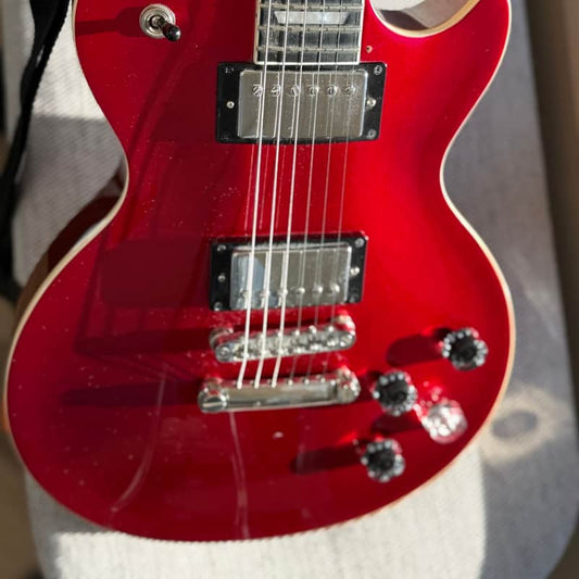 Epiphone Epiphone Les Paul Modern Vintage Sparkling Burgundy - Reverb