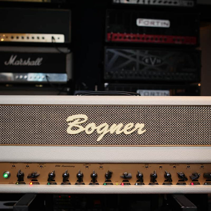 Bogner Ecstasy 20th Anniversary 100w XTC 101A 6L6 White