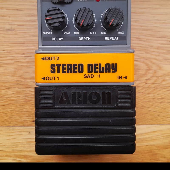 Arion 1980s Arion SAD-1 Stereo Delay Yellow