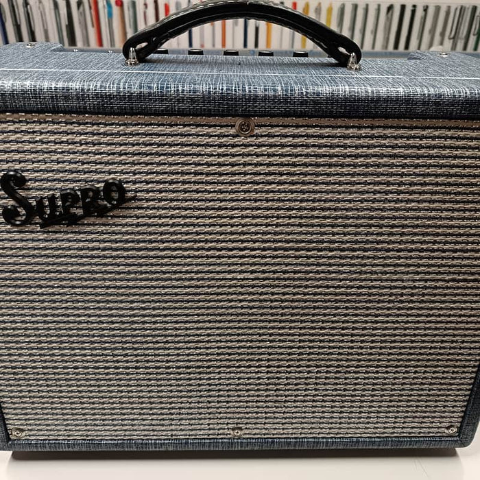 Supro 1622RT Tremo-Verb 25W 1x10 Combo Blue Rhino