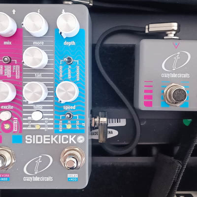 Crazy Tube Circuits Sidekick JR + XT footswitch...