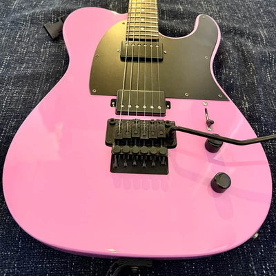 OQ Guitars Custom Modern T-Style Pink
