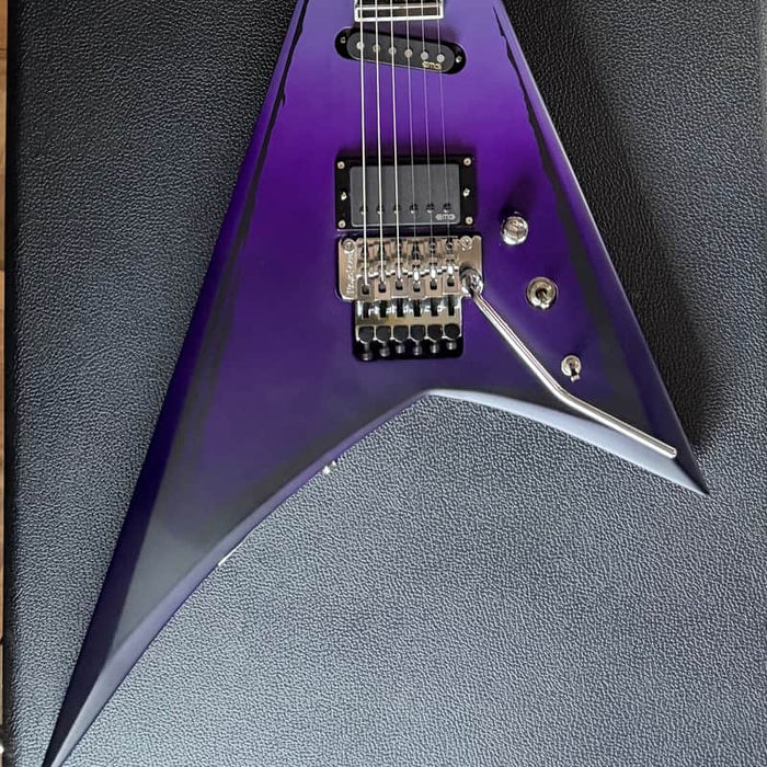 ESP E-II Alexi Laiho Signature Ripped Purple Fa...
