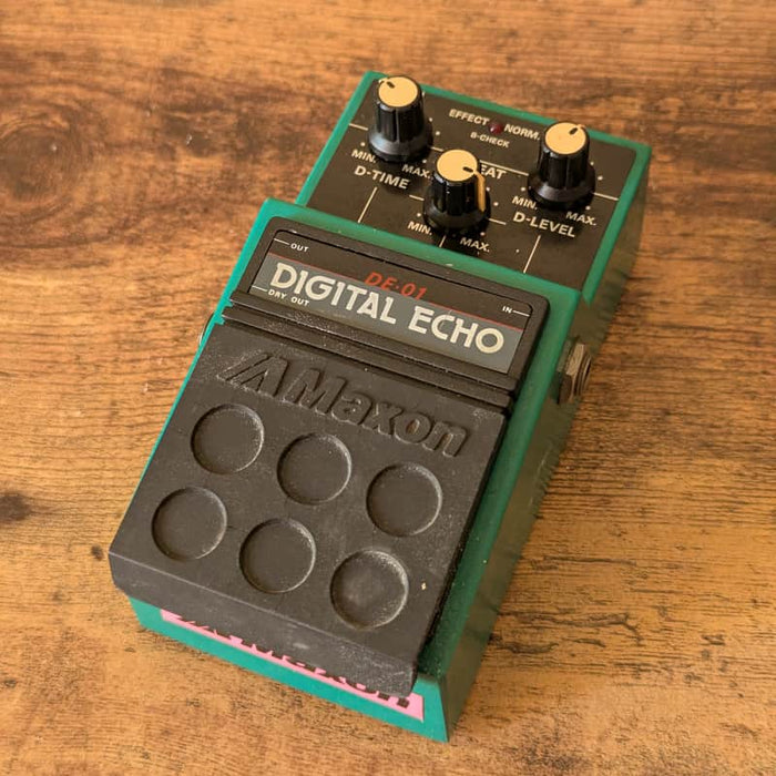 Maxon 1980s Maxon DE-01 Digital Echo Black