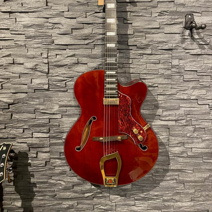 Hagstrom 2010s Hagstrom HL-550 Jazz Natural Mahogany