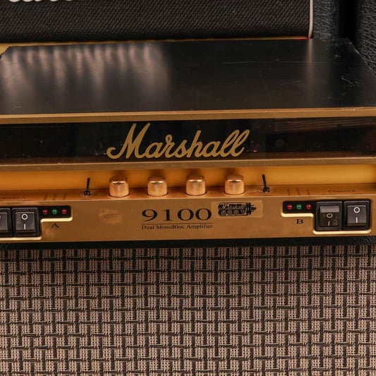 Marshall Marshall 1990' Marshall 9100 dual mono block Gold - Reverb