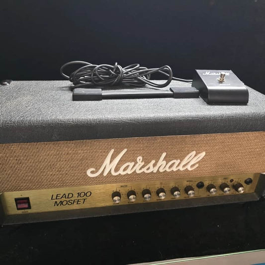 Marshall Marshall Late 1980s Marshall Lead 100 MOSFET 3210 Black - Reverb