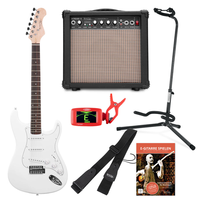 Rocktile Sphere Classic Set Chitarra Elettrica Bianca