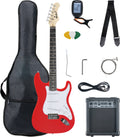 McGrey Rockit Chitarra Elettrica ST Set Completo Fiesta Red