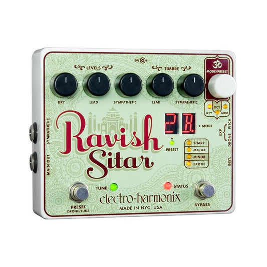 Electro Harmonix Electro Harmonix Ravish Sitar-Emulator-Effektpedal B-Ware - Bax Shop