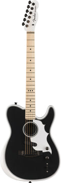 Telecaster Acoustasonic Triplesonic Jack White Satin Arctic White With Black Top