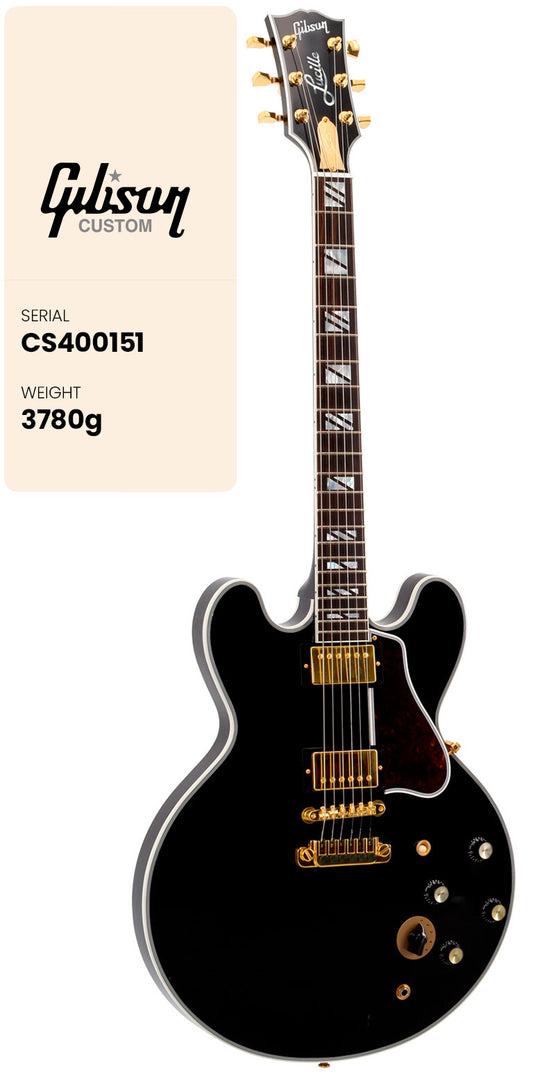 Gibson custom Lucille Signature B.B. King Legacy Transparent Ebony CS MC #CS400151 B-Stock B-Stock - Offerta BSTOCK