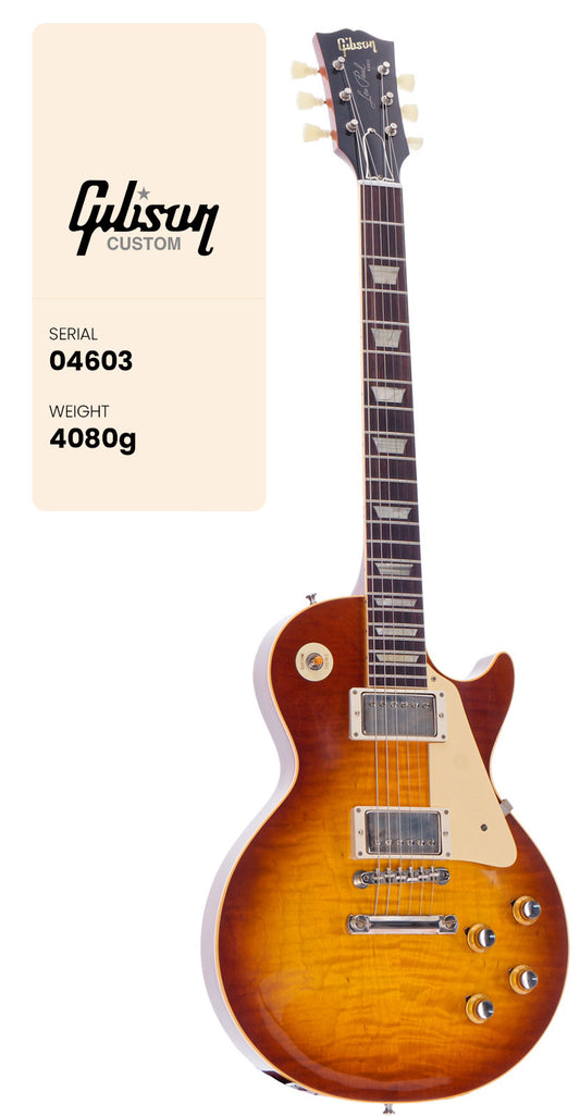 Gibson custom Les Paul Standard 1960 Reissue Vos Iced Tea Burst Cs Hrc - BSTOCK B-Stock - Offerta BSTOCK
