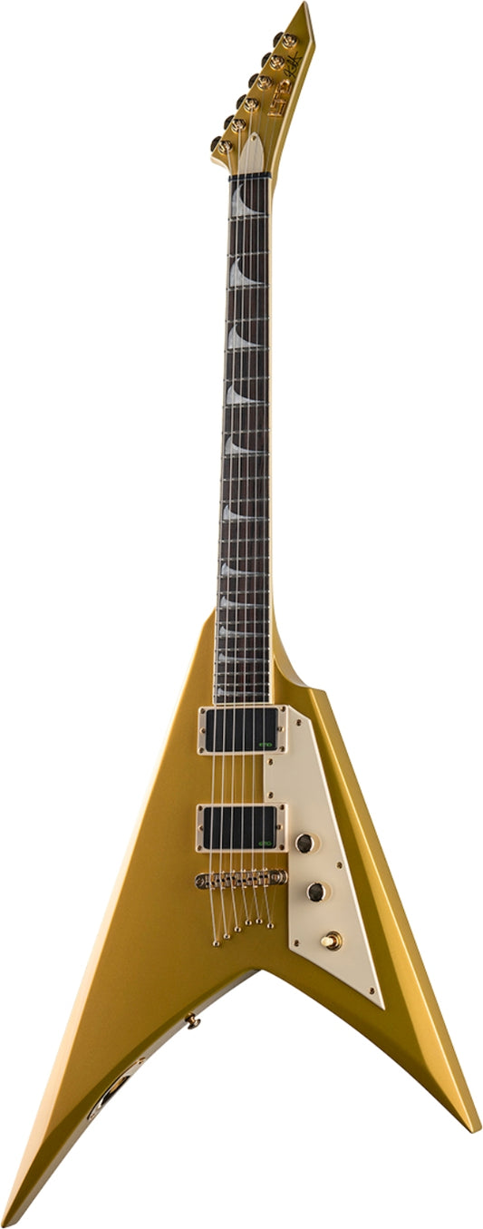 LTD Guitars Signature Kirk Hammett Kh-V Metallic Gold - B Stock B-Stock - Offerta BSTOCK