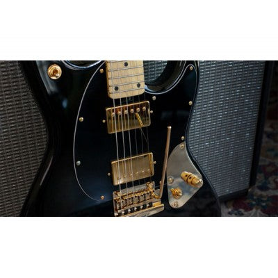 Sterling Guitars Stingray Black Jared Dines Signature Gold - B Stock B-Stock - Offerta BSTOCK