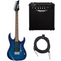 GRX70QA-TBB Transparent Blue Burst GRX Gio + Ampli KT-15