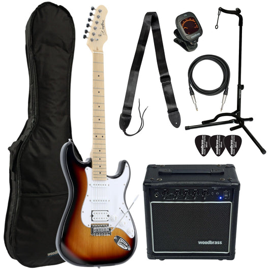 Woodbrass ST100 Sunburst + GE610-versterker + accessoires B-Stock - Offerta BSTOCK