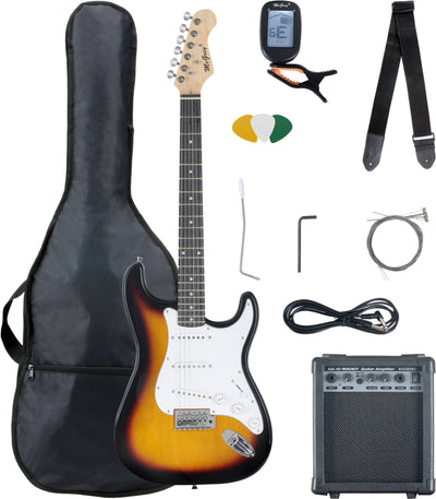 McGrey Rockit Chitarra Elettrica ST Set Completo Sunburst