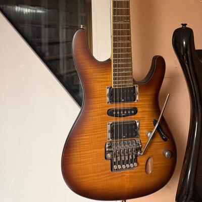 Ibanez S770FM-ATF Standard Antique Burst Flat