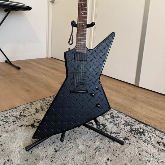 ESP ESP JH-2 James Hetfield Signature Black Diamond Plate - Reverb