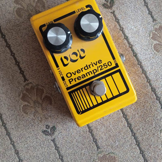 DOD DOD 1980s DOD Overdrive Preamp 250 Yellow - Reverb