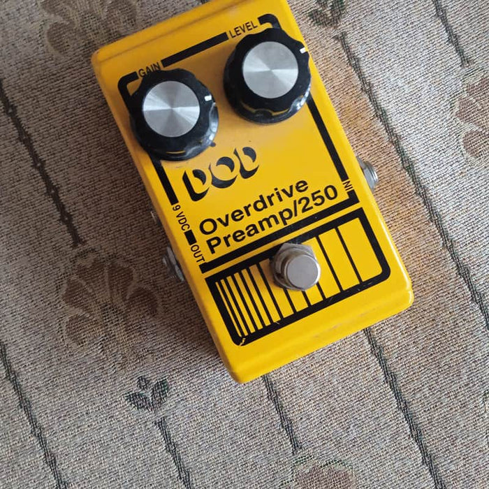 DOD 1980s DOD Overdrive Preamp 250 Yellow