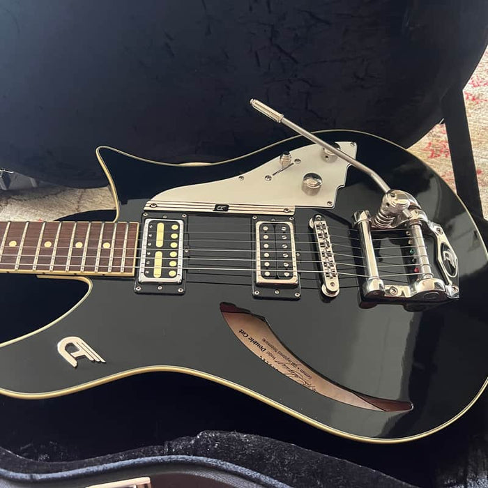 Duesenberg 2010s Duesenberg Double Cat Semi-Hollow Guitar Black
