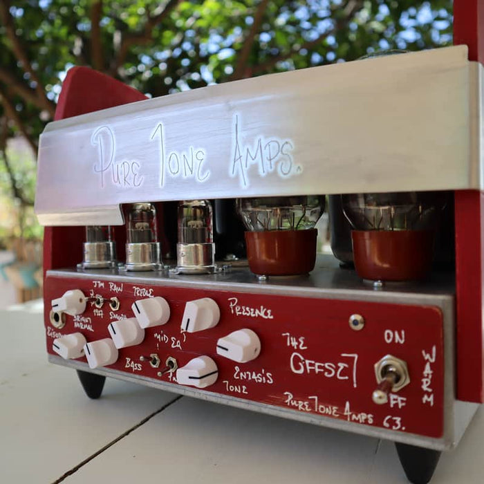 Pure Tone Amps the Offset S/N 63 Red Worn