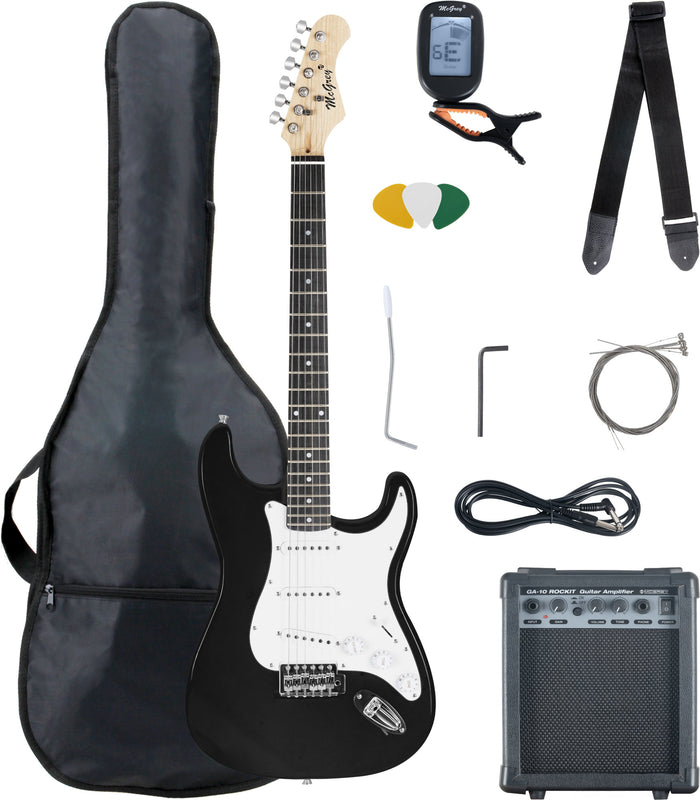 McGrey Rockit Chitarra Elettrica ST Set Completo Black