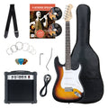 Rocktile Banger's Pack Set Chitarre Elettriche, 8 Pezzi Sunburst