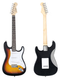 Rocktile Banger's Pack Set Chitarre Elettriche, 8 Pezzi Sunburst