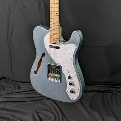 Aria TEG Thinline Tele Metallic Ice Blue