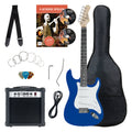 Rocktile Banger's Pack Set Chitarre Elettriche, 8 Pezzi Blu