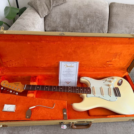Fender Fender Stratocaster Olympic White Nitro - Reverb