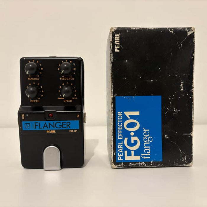 Pearl 1980s Pearl FG-01 Flanger Black
