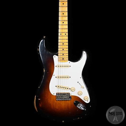 Fender Fender CS '56 Stratocaster Relic Sunburst - Reverb