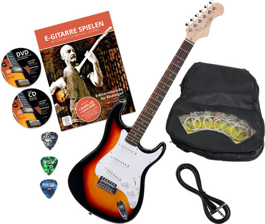 Rocktile Rocktile Sphere Classic Chitarra Elettrica Sunburst + Set Accessori - Kirstein