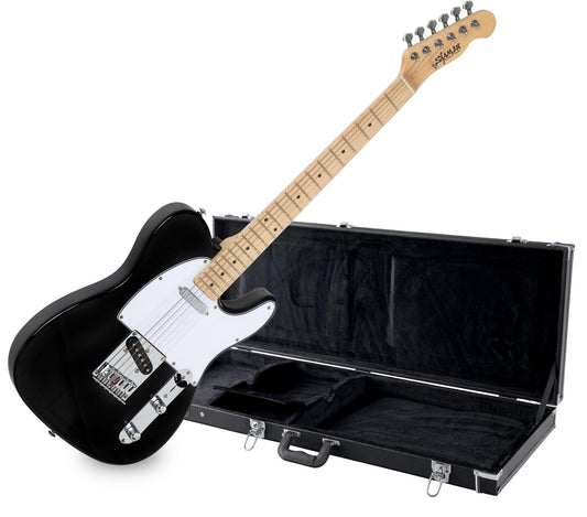 Shaman Shaman Element Series TCX-100B Chitarra Elettrica Nera Set incl. Custodia - Kirstein