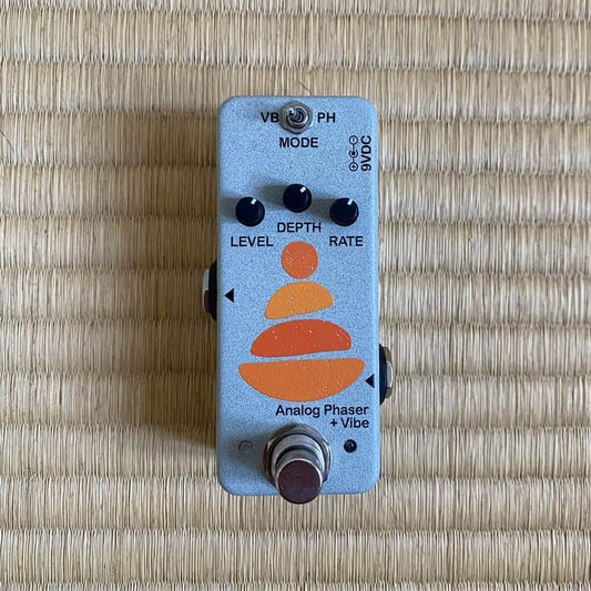 Pogo Pedals Pogo Pedals VPS-1 Analog Phaser + Vibe Silver / Orange - Reverb
