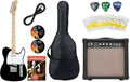 Shaman Element Series TCX-100B Chitarra Elettrica Nera Starter Set