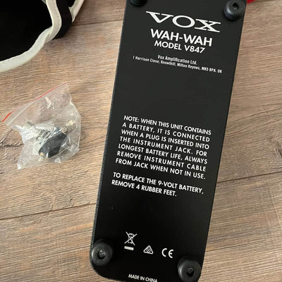 Vox V847 Wah Black / Chrome