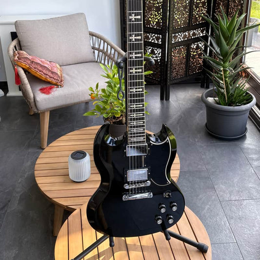 Gibson Gibson SG Custom Shop Toni Iommi Nr.035 Black - Reverb